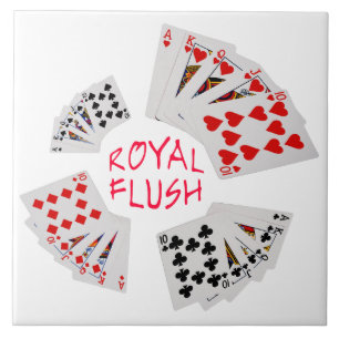 Poker Hands - Royal Flush Tile
