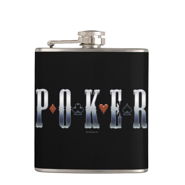 Poker Hip Flask (Front)