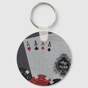 Poker Keychain