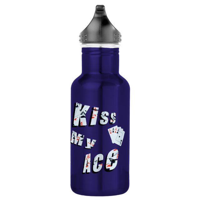 Poker, Kiss My Ace, 532 Ml Water Bottle (Right)