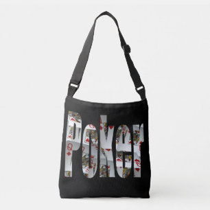 Poker Logo Made With Queens, Crossbody Bag