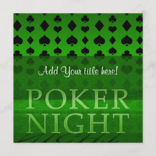 Poker Night Invitation