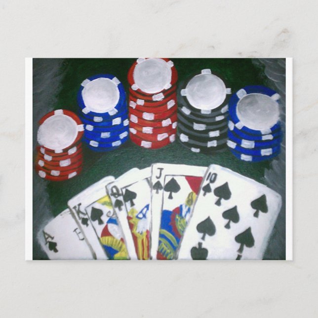 Poker Night Postcard (Front)