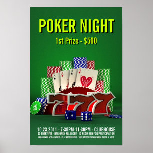 Poker Night -Poster Poster