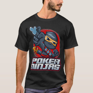 Poker Ninjas Patched Up Represent Premium  T-Shirt
