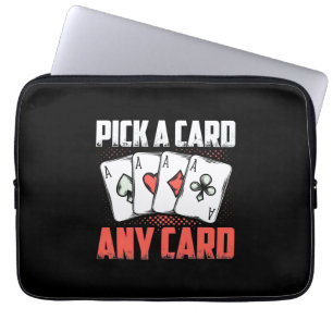 Poker Pick A Card Any Card Laptop Sleeve