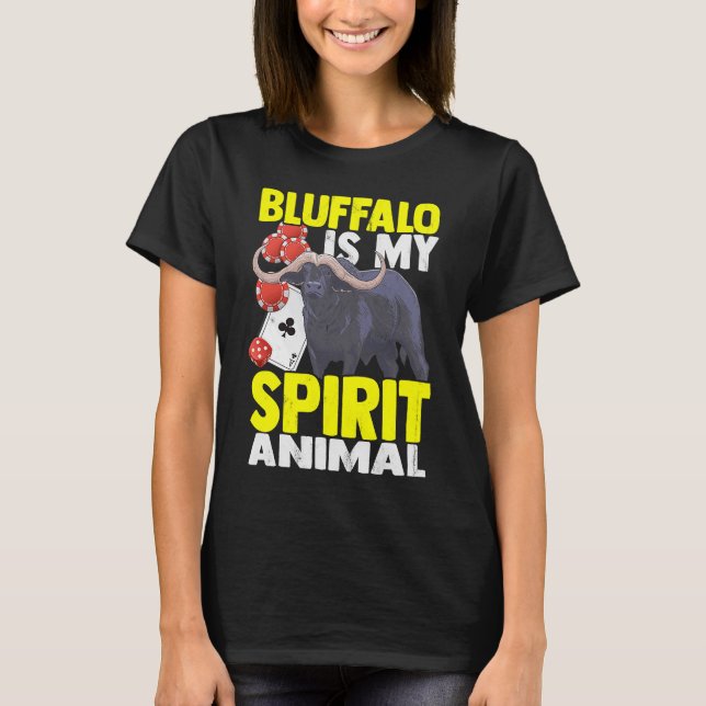 Poker  Pik Pot Casino Player Bluffing Ace Royal Fl T-Shirt (Front)