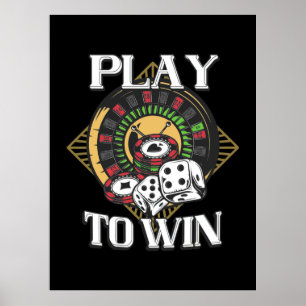Poker Play To Win Poster