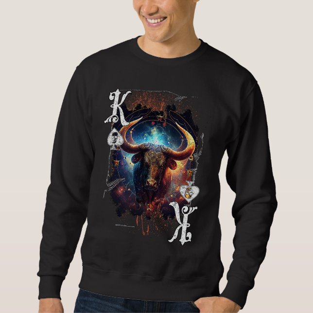 Poker Player Apparel Zodiac Sign Edition Taurus Sweatshirt (Front)