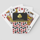 Poker Player Gambler Casino Card Suits Custom Name