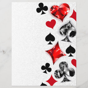 Poker Player Gambler Playing Card Suits Las Vegas