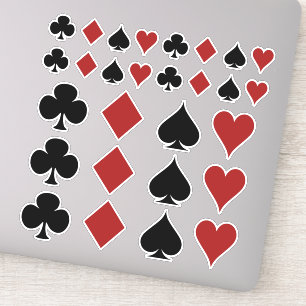 Poker Player Gambler Playing Card Suits Las Vegas