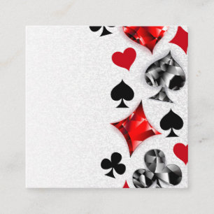 Poker Player Gambler Playing Card Suits Las Vegas