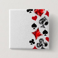 Poker Player Gambler Playing Card Suits Las Vegas