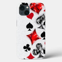 Poker Player Gambler Playing Card Suits Las Vegas