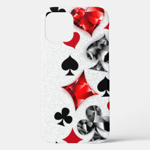 Poker Player Gambler Playing Card Suits Las Vegas iPhone 12 Pro Case