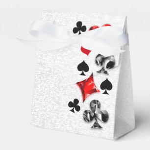 Poker Player Gambler Playing Card Suits Las Vegas Favour Box