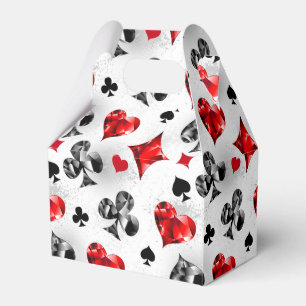 Poker Player Gambler Playing Card Suits Las Vegas Favour Box