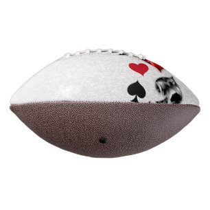 Poker Player Gambler Playing Card Suits Las Vegas Football