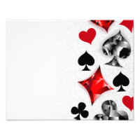 Poker Player Gambler Playing Card Suits Las Vegas