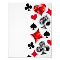Poker Player Gambler Playing Card Suits Las Vegas