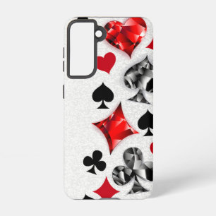 Poker Player Gambler Playing Card Suits Las Vegas Samsung Galaxy Case
