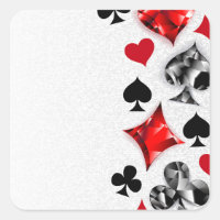 Poker Player Gambler Playing Card Suits Las Vegas