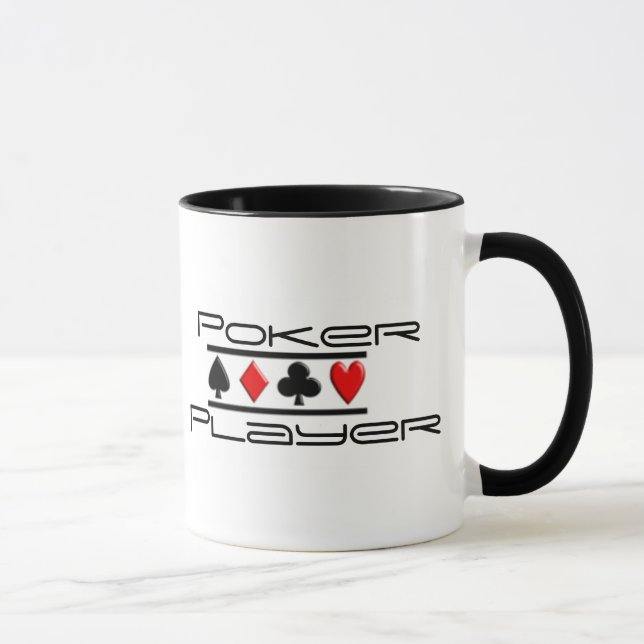 Poker Player Mug (Right)
