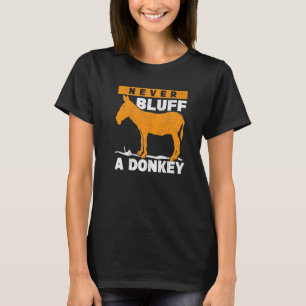 Poker Player Never Donkey A Fish Casino  Texas Hol T-Shirt