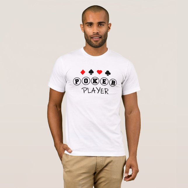 Poker Player T-shirt (Front Full)