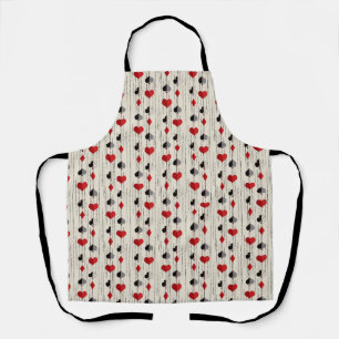 Poker Playing Card Symbols Apron