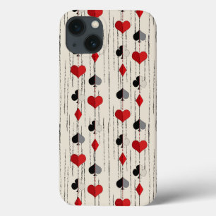 Poker Playing Card Symbols iPhone 13 Case