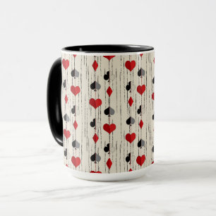 Poker Playing Card Symbols Mug