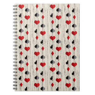 Poker Playing Card Symbols Notebook