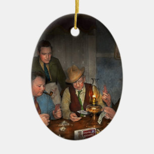 Poker - Poker face 1939 Ceramic Ornament