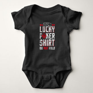 Poker PokerFace Pokertunier All In Baby Bodysuit