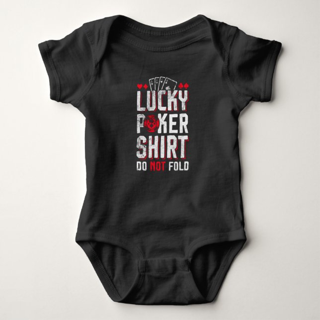 Poker PokerFace Pokertunier All In Baby Bodysuit (Front)