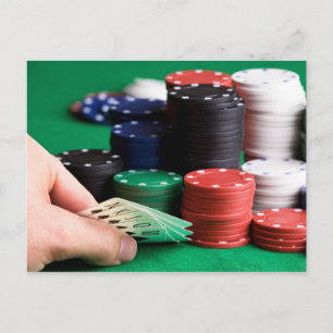 Poker postcard