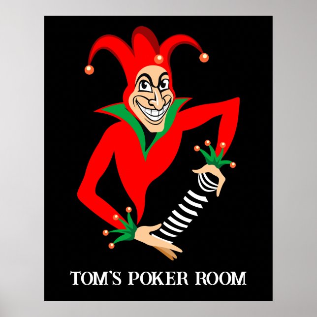 Poker Poster - Customisable - Poker Joker (Front)