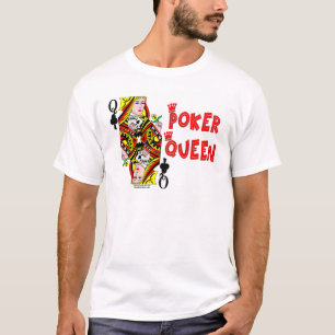 poker queen of clubs T-Shirt