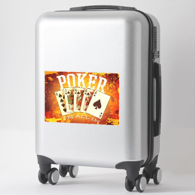 Poker Quote for Gambler (Suitcase)