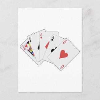 POKER - Read 'em and weap! Postcard