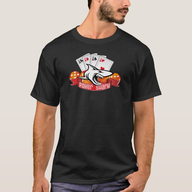 Poker Shark T-Shirt (Front)