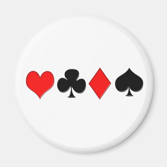 Poker Suits Magnet (Front)