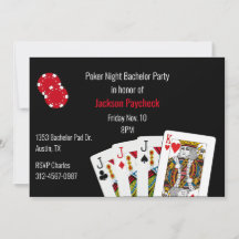 Poker Themed Bachelor Party