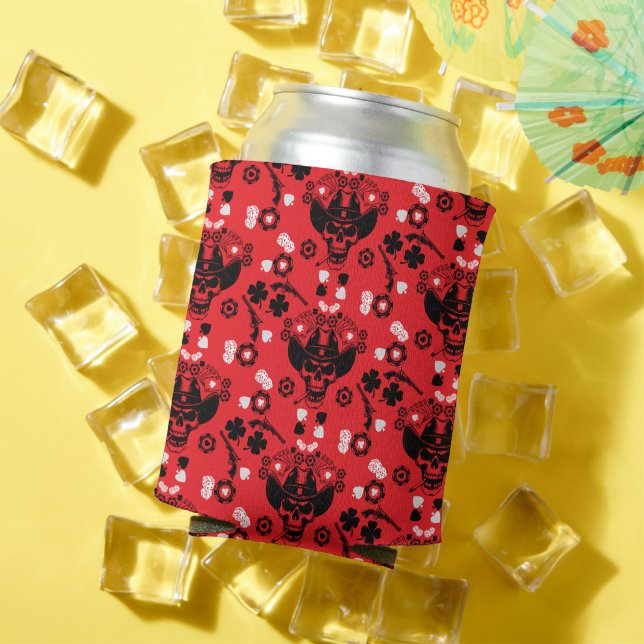 Poker Themed Lucky Can Cooler (In Situ Summer)
