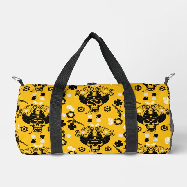 Poker Themed Lucky Duffle Bag (Front)