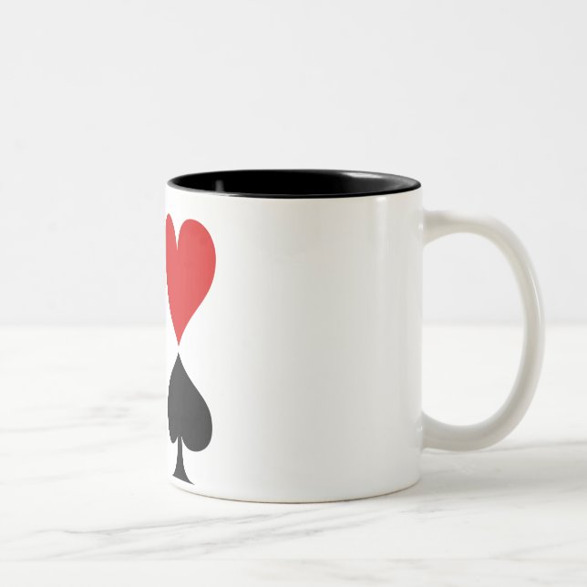 Poker Two-Tone Coffee Mug (Right)