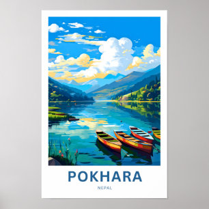 Pokhara Nepal Travel Print
