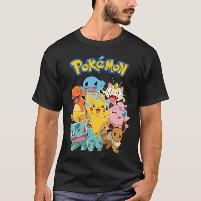 Pokmon - Character Group T-Shirt (Front)